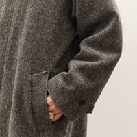 Yoko Sakamoto Bal Collar Jacket, Charcoal Gray