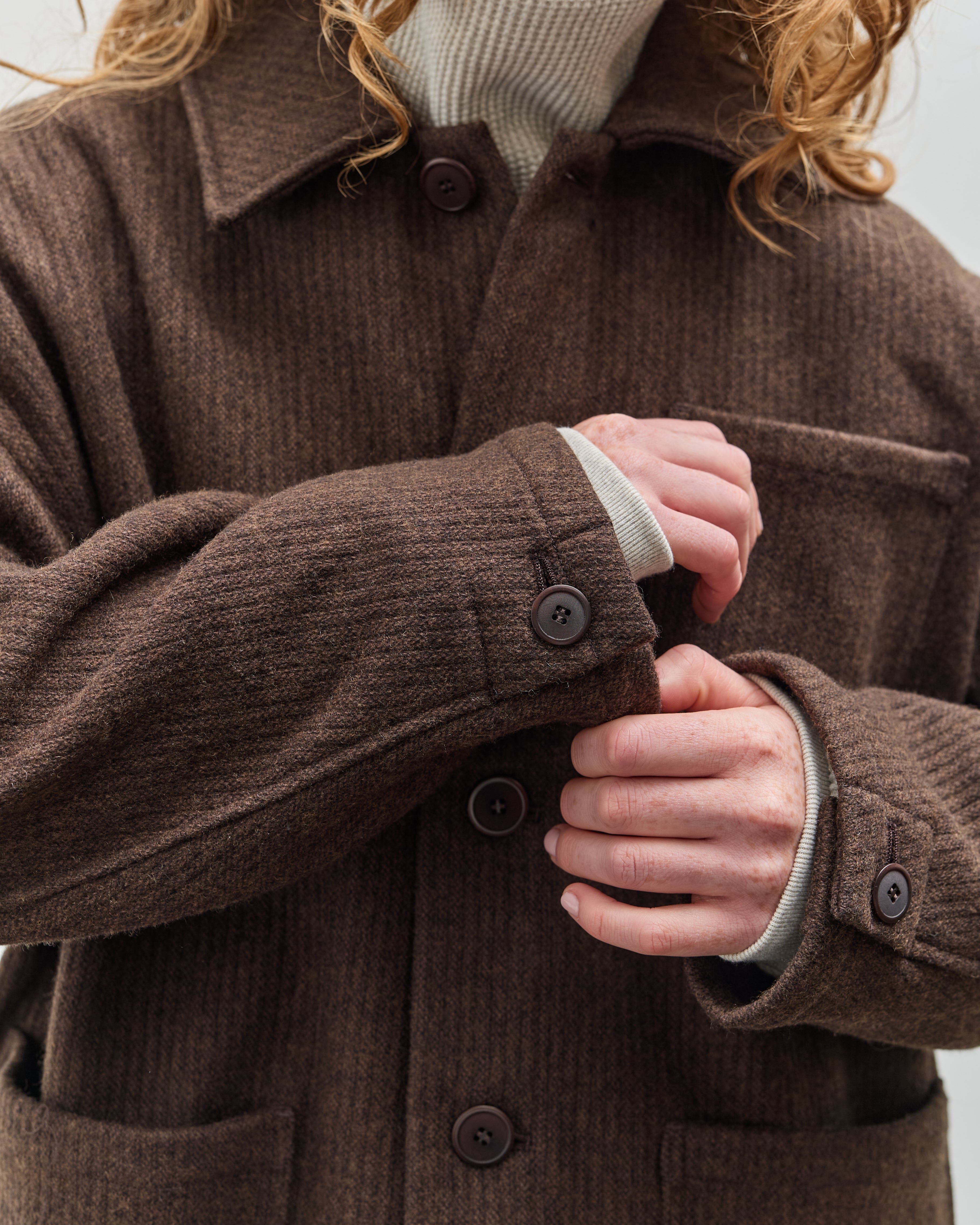 Beach Cloth Jacket, Brown – Glasswing