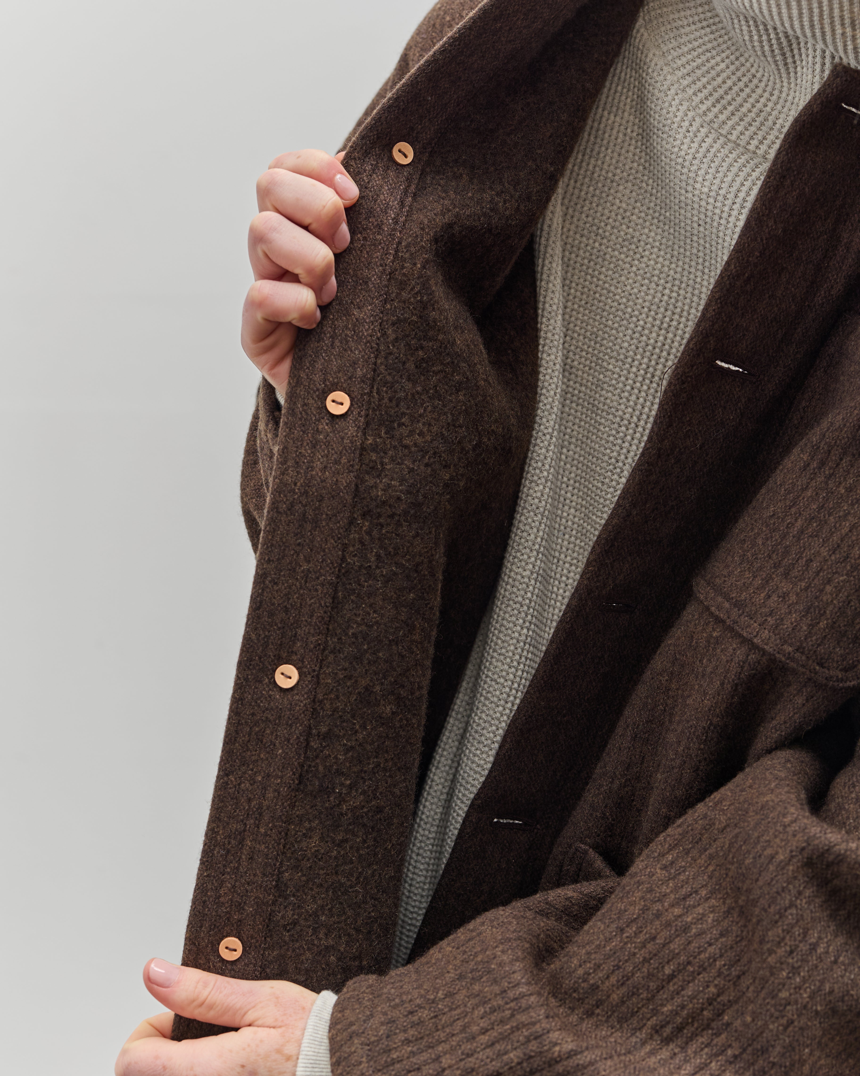Yoko Sakamoto Beach Cloth Blouson, Brown – Glasswing