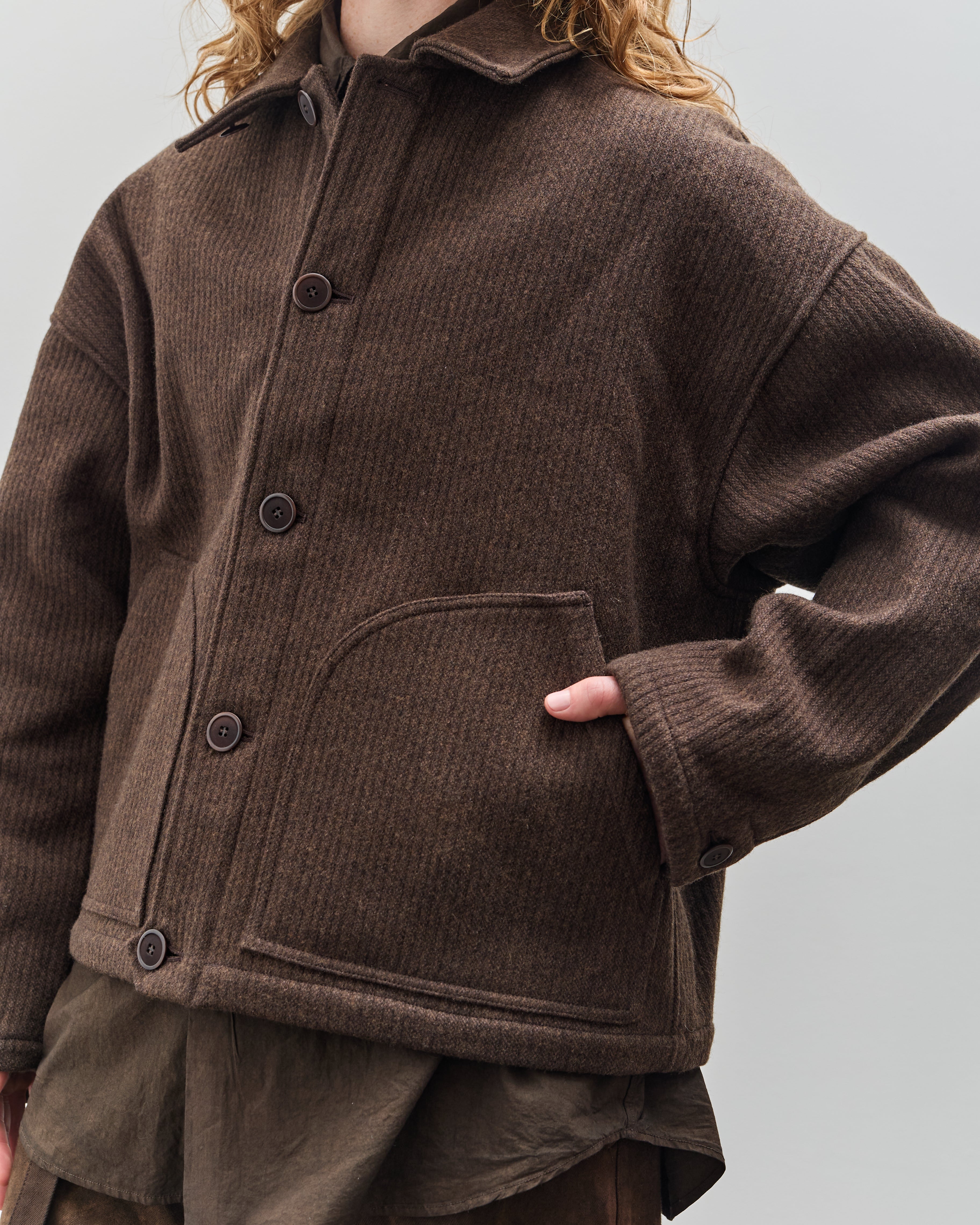 Yoko Sakamoto Beach Cloth Blouson, Brown – Glasswing