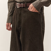 Yoko Sakamoto Standard Belt Wide, Brown × Silver