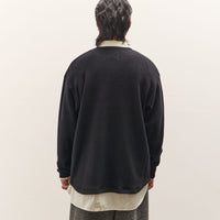 Yoko Sakamoto Crew Neck Pullover, Black