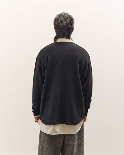 Yoko Sakamoto Crew Neck Pullover, Black