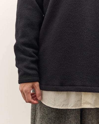 Yoko Sakamoto Crew Neck Pullover, Black