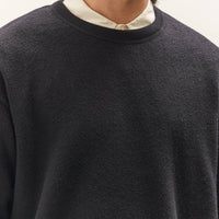 Yoko Sakamoto Crew Neck Pullover, Black