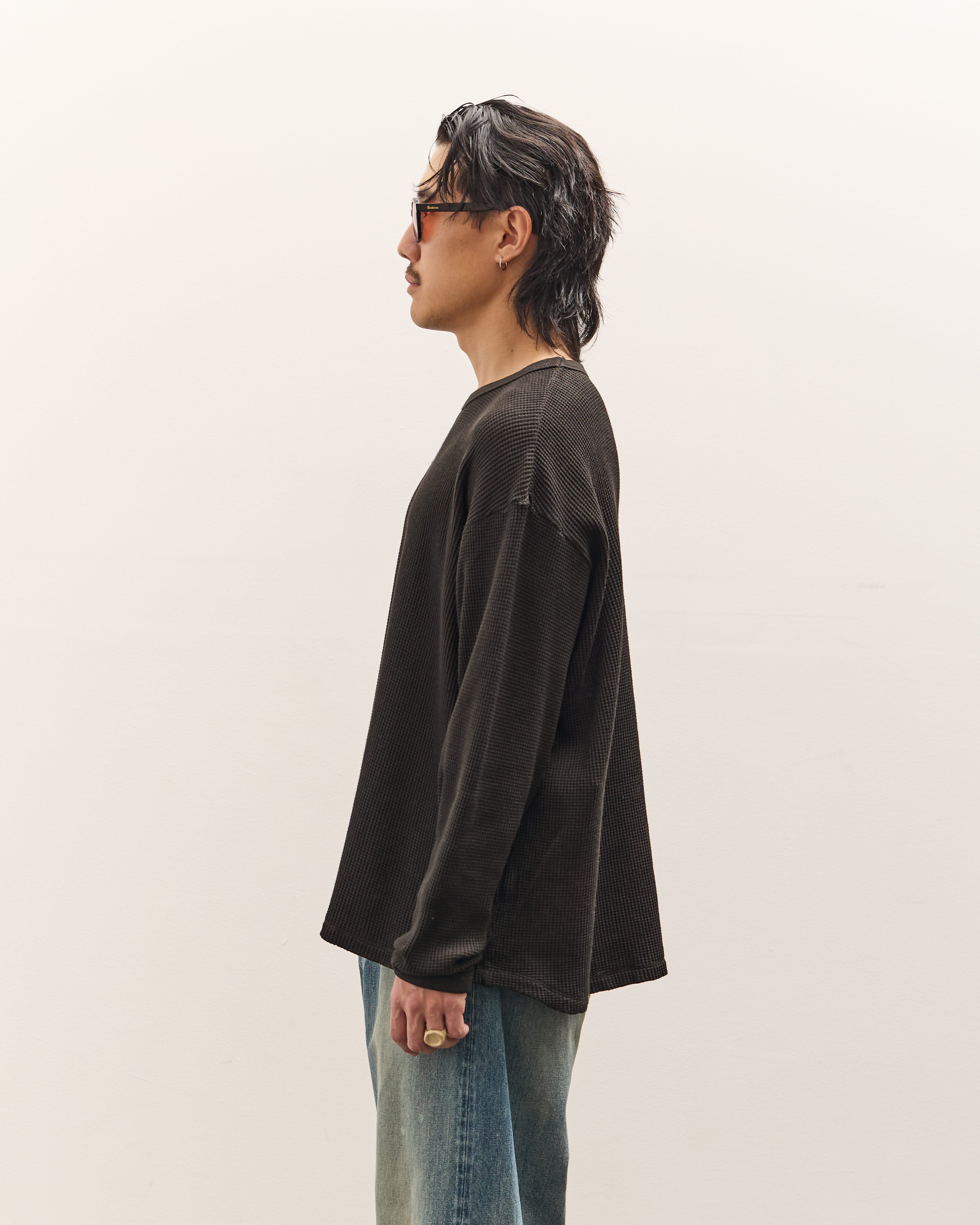 Yoko Sakamoto Crew Neck Pullover, Kakishibu – Glasswing