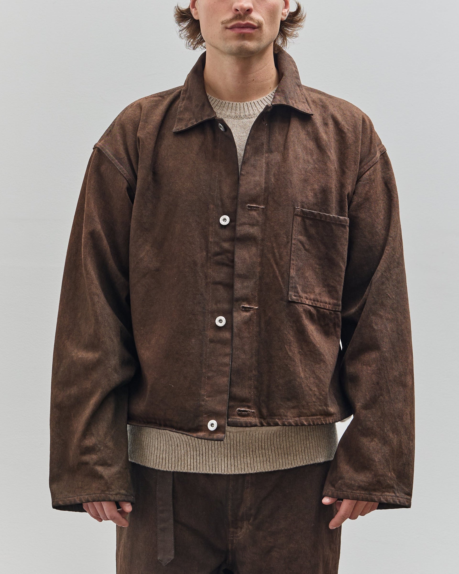 Yoko Sakamoto Unisex Denim Jacket, Kakishibu – Glasswing