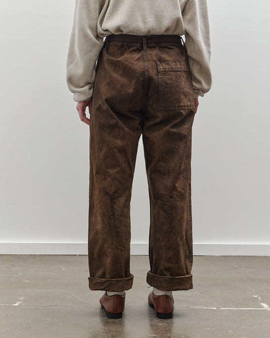 Yoko Sakamoto Denim Wide Trouser, Kakishibu