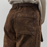 Yoko Sakamoto Denim Wide Trouser, Kakishibu