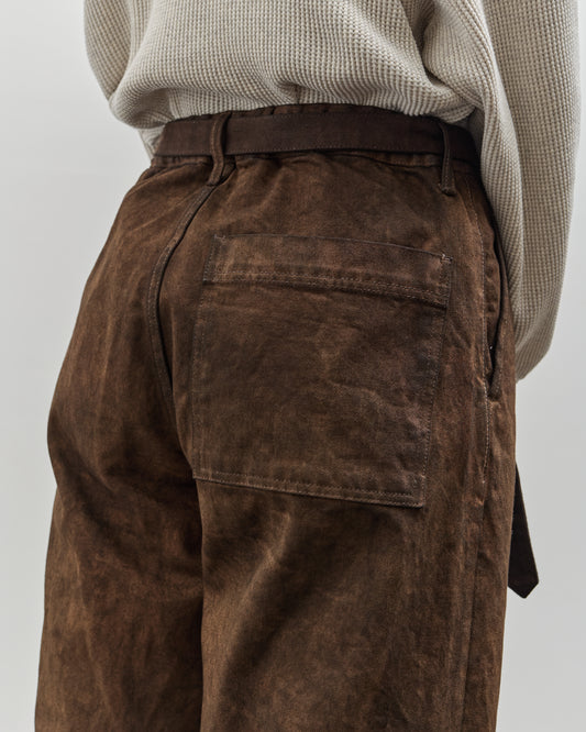 Yoko Sakamoto Denim Wide Trouser, Kakishibu