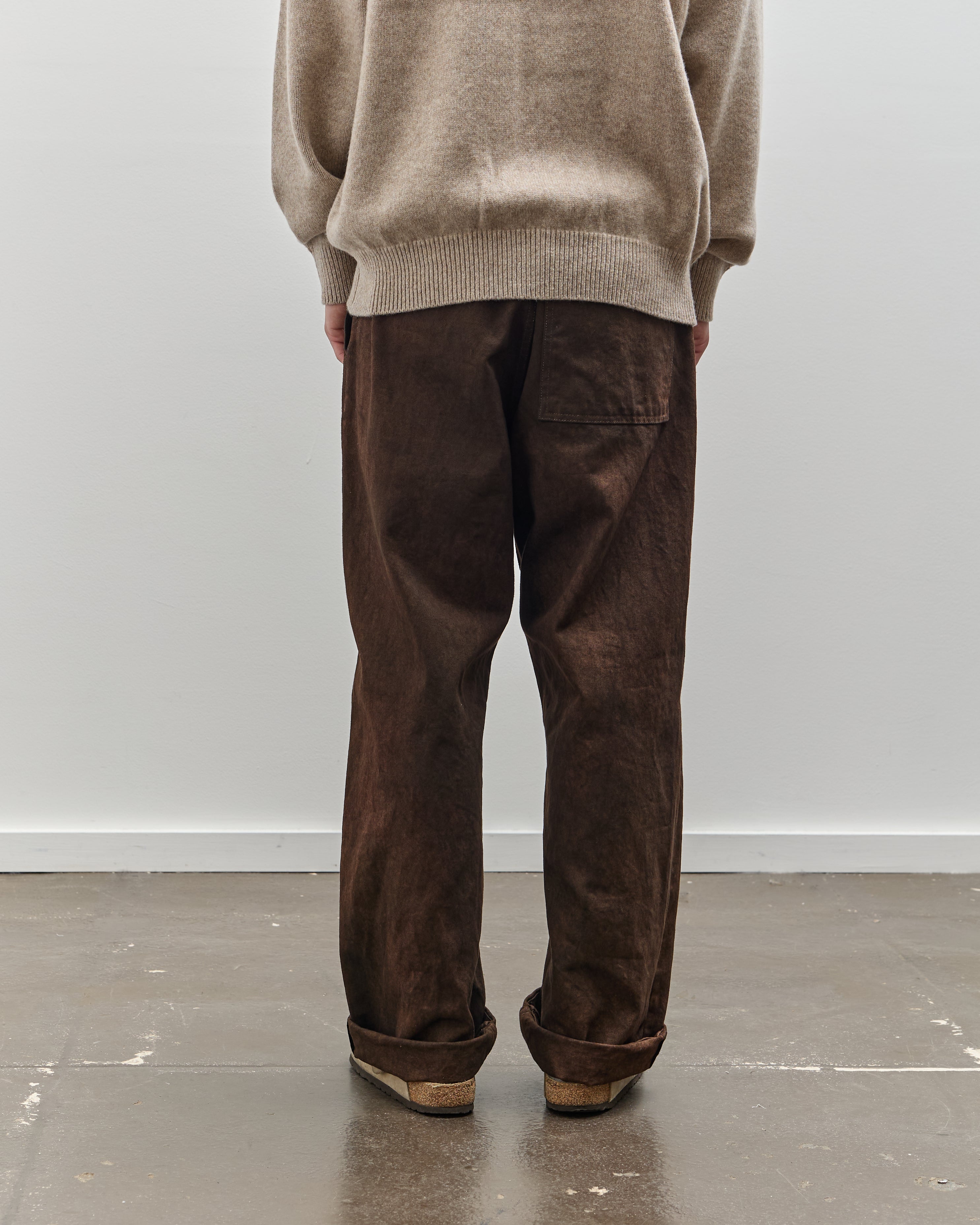 Yoko Sakamoto Unisex Denim Wide Trouser, Kakishibu – Glasswing