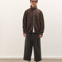 Yoko Sakamoto Double Pleated Cropped Trousers, Brown