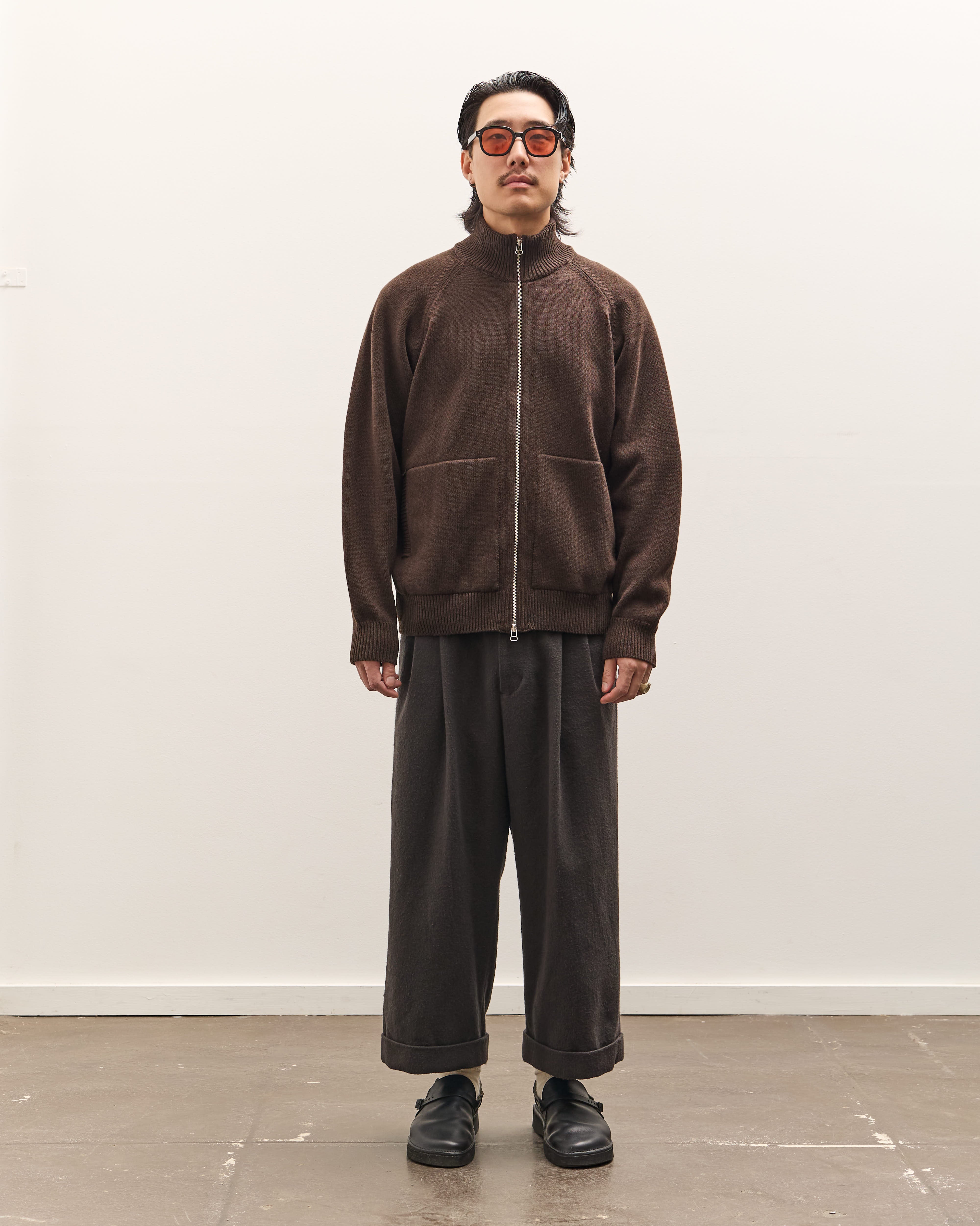 Yoko Sakamoto Drivers Knit, Brown – Glasswing