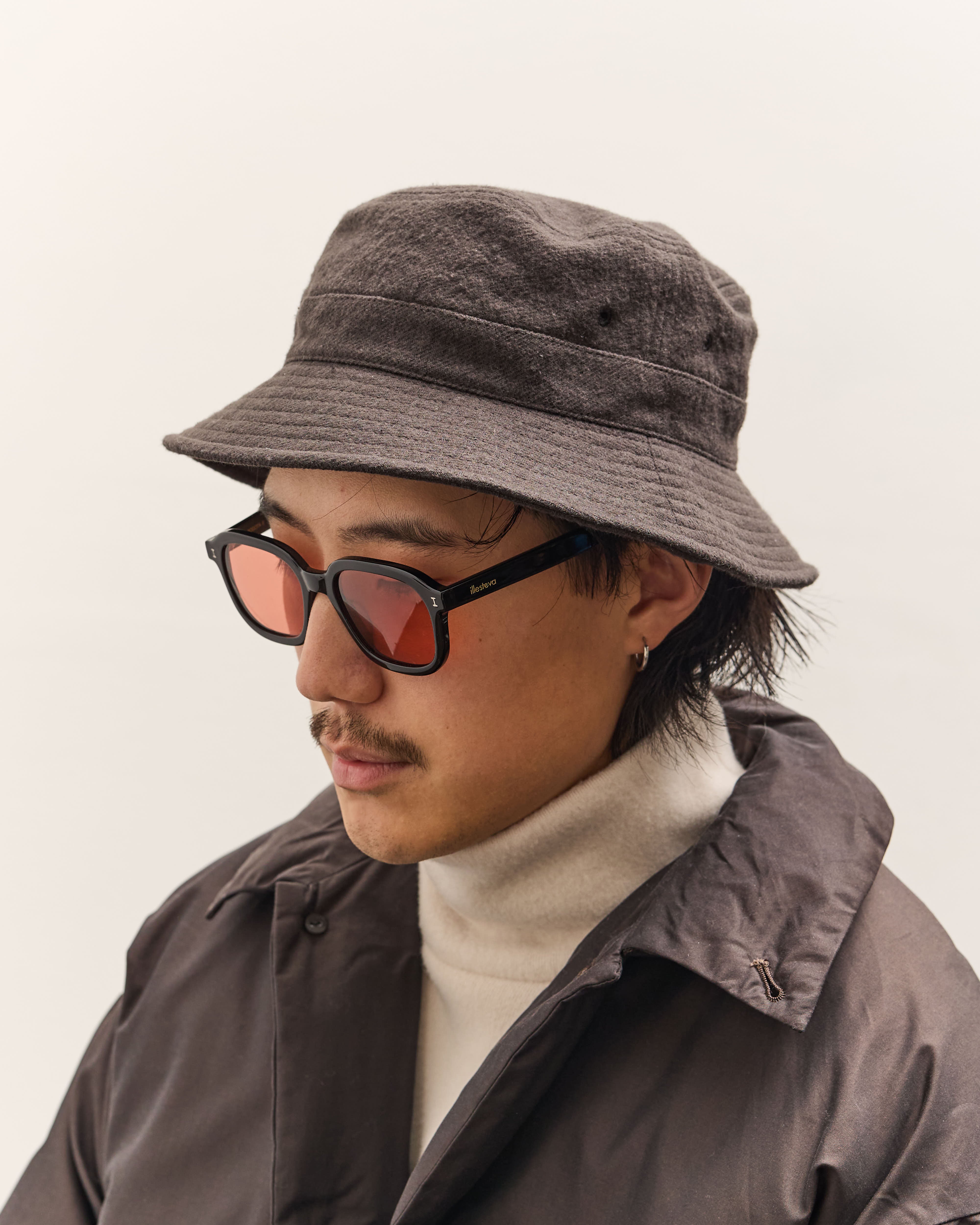 Yoko Sakamoto Gift Shop Hat, Brown – Glasswing