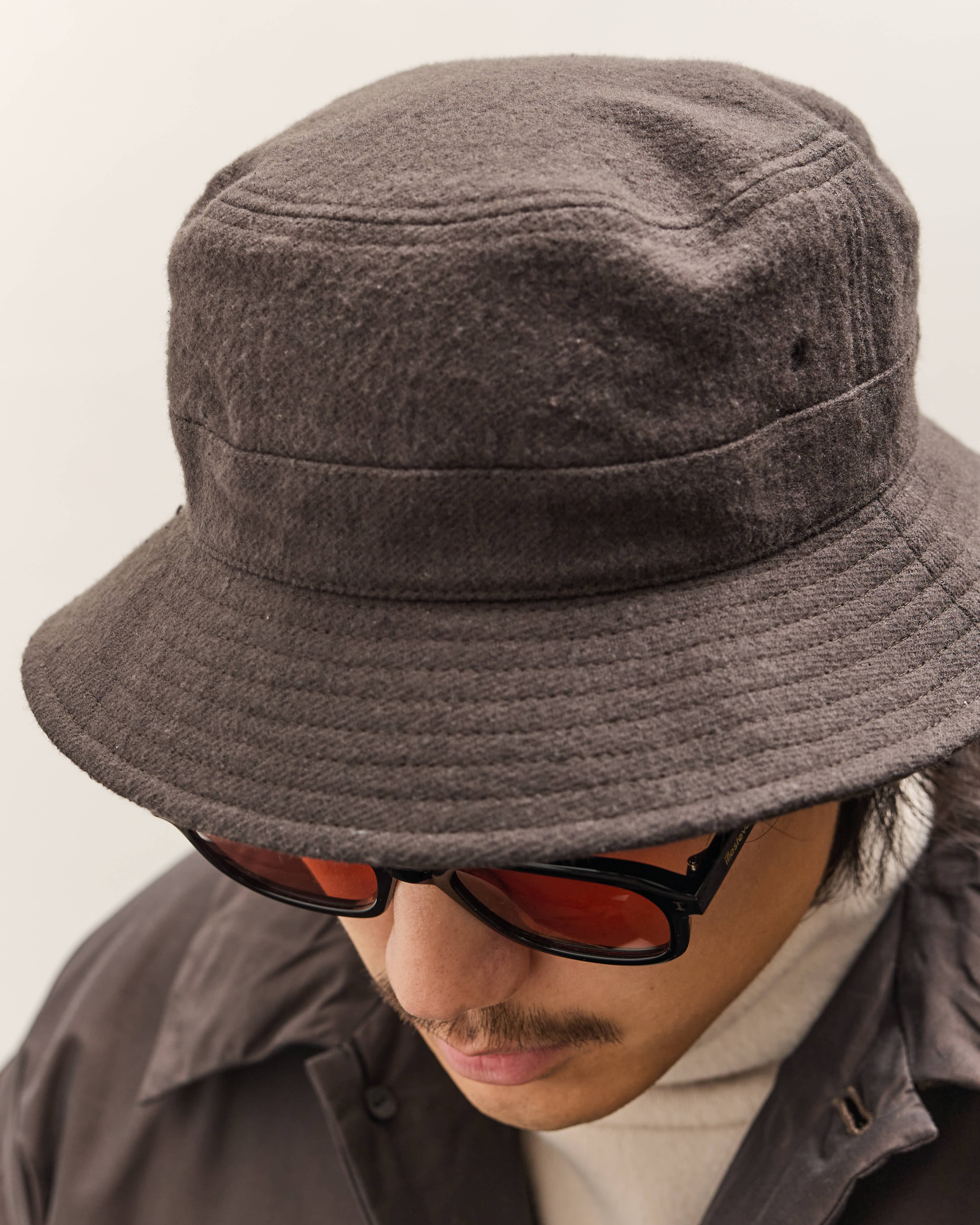 帽子 Yoko Sakamoto gift shop hat L Yoko Sakamoto Gift Shop Hat, Brown – Glasswing