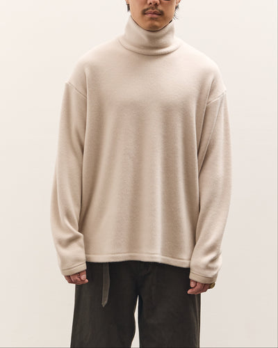 Yoko Sakamoto High Neck Pullover, Ecru