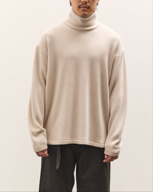 Yoko Sakamoto High Neck Pullover, Ecru