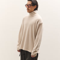 Yoko Sakamoto High Neck Pullover, Ecru