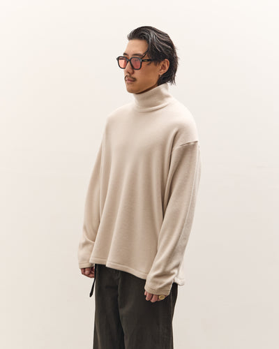 Yoko Sakamoto High Neck Pullover, Ecru
