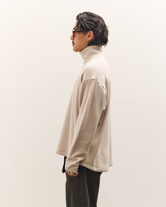 Yoko Sakamoto High Neck Pullover, Ecru
