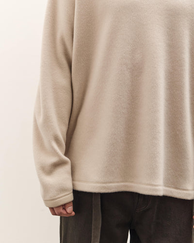 Yoko Sakamoto High Neck Pullover, Ecru