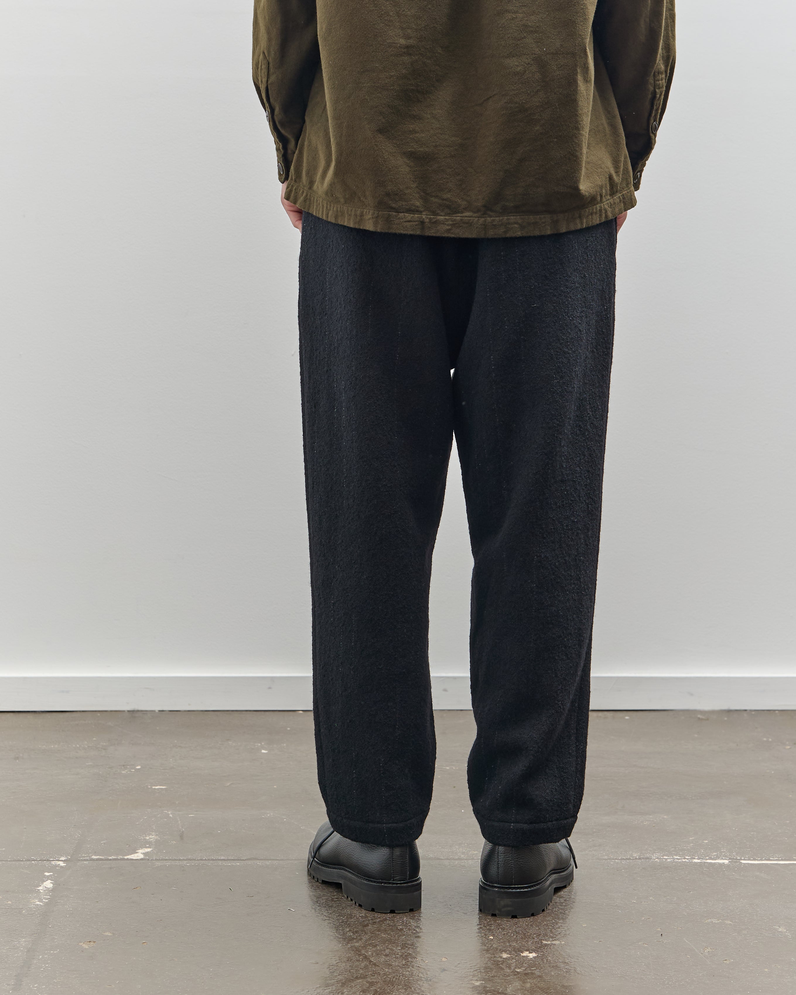 Yoko Sakamoto Unisex Kasuri Tapered Trouser, Black – Glasswing