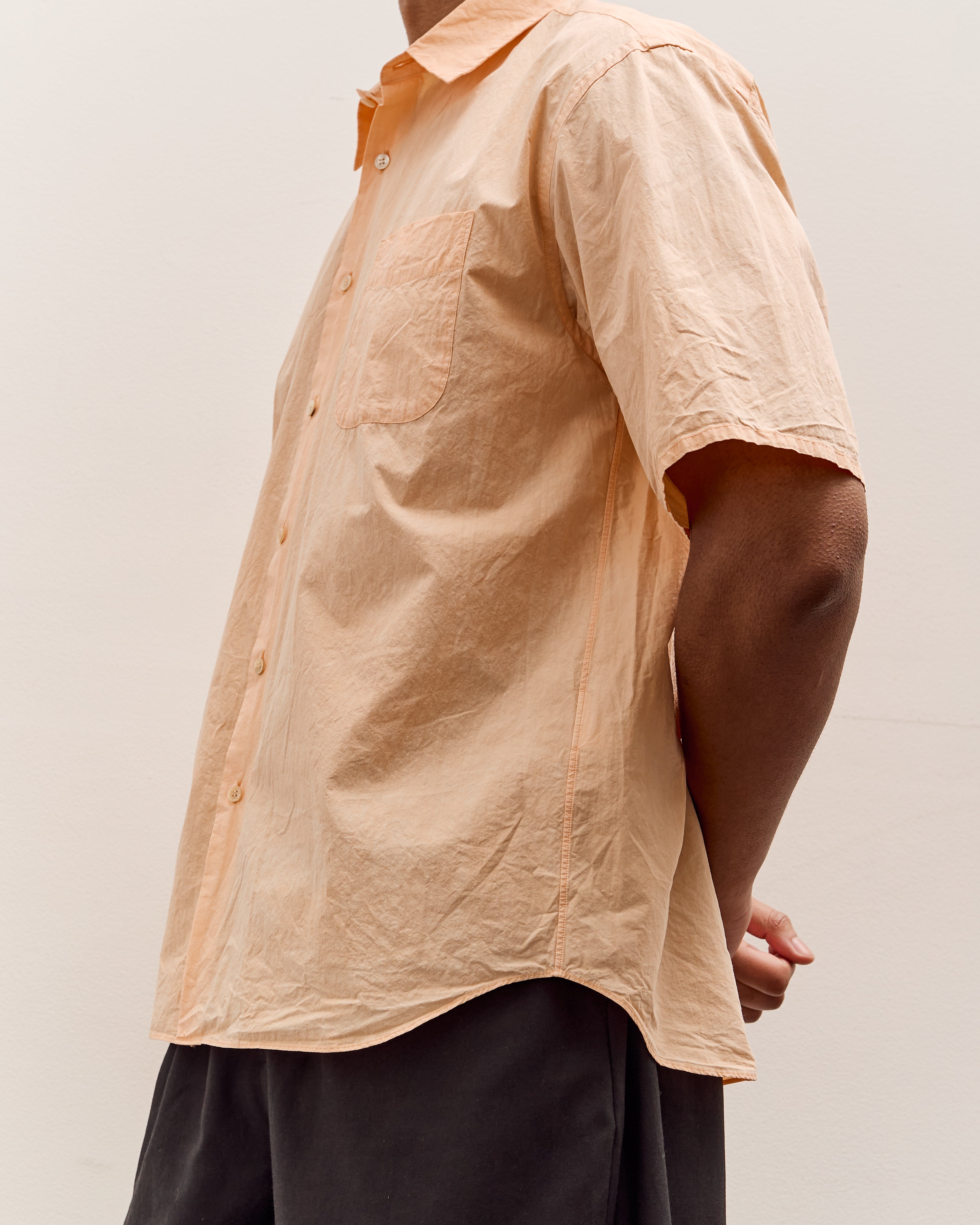 Yoko Sakamoto Regular Collar S/S Shirt, Vermillion – Glasswing