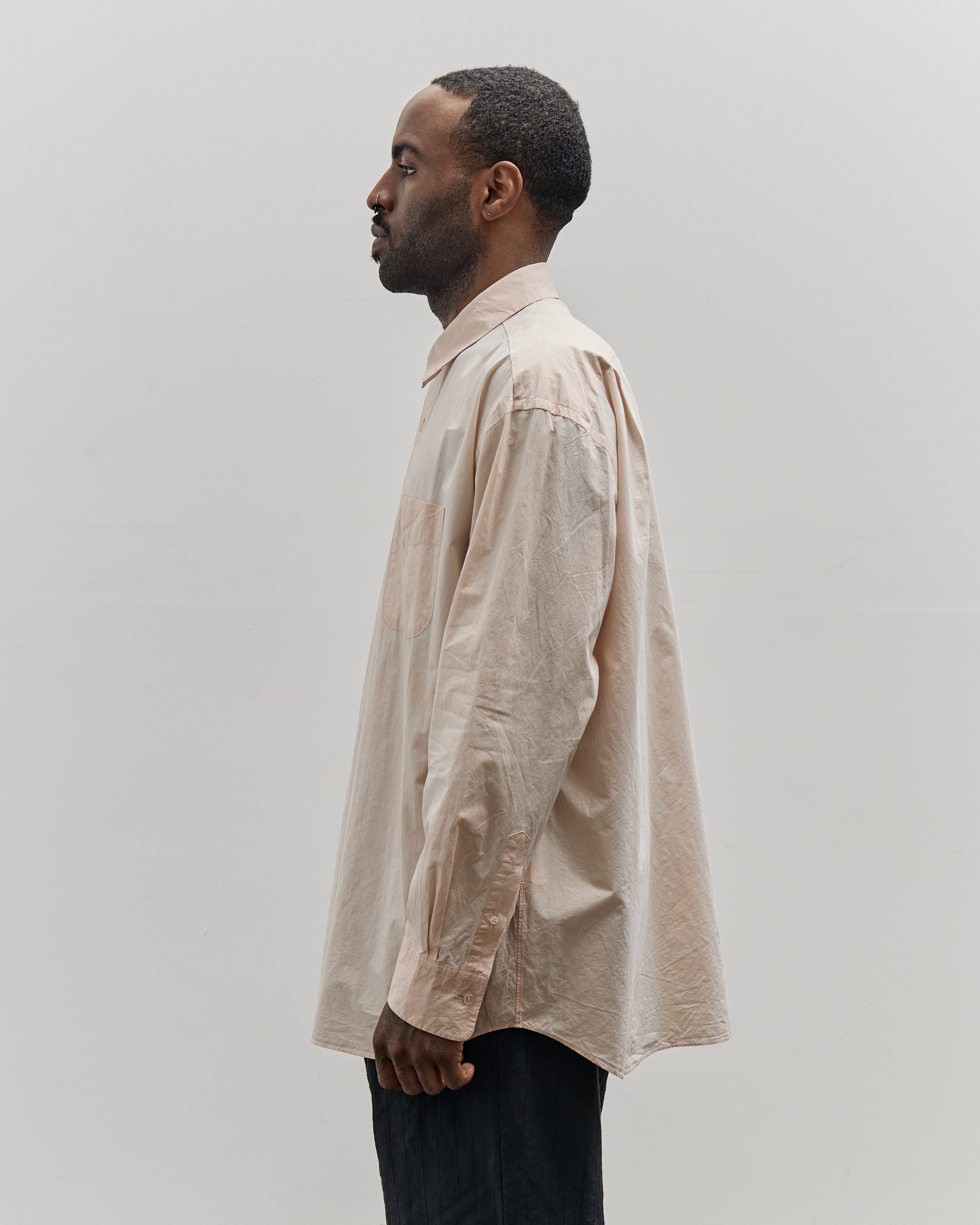 トップス 24AW YOKO SAKAMOTO REGULAR COLLAR SHIRT Yoko Sakamoto Regular Collar Shirt, Kakishibu – Glasswing