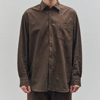 Yoko Sakamoto Unisex Regular Collar Shirt, Kakishibu