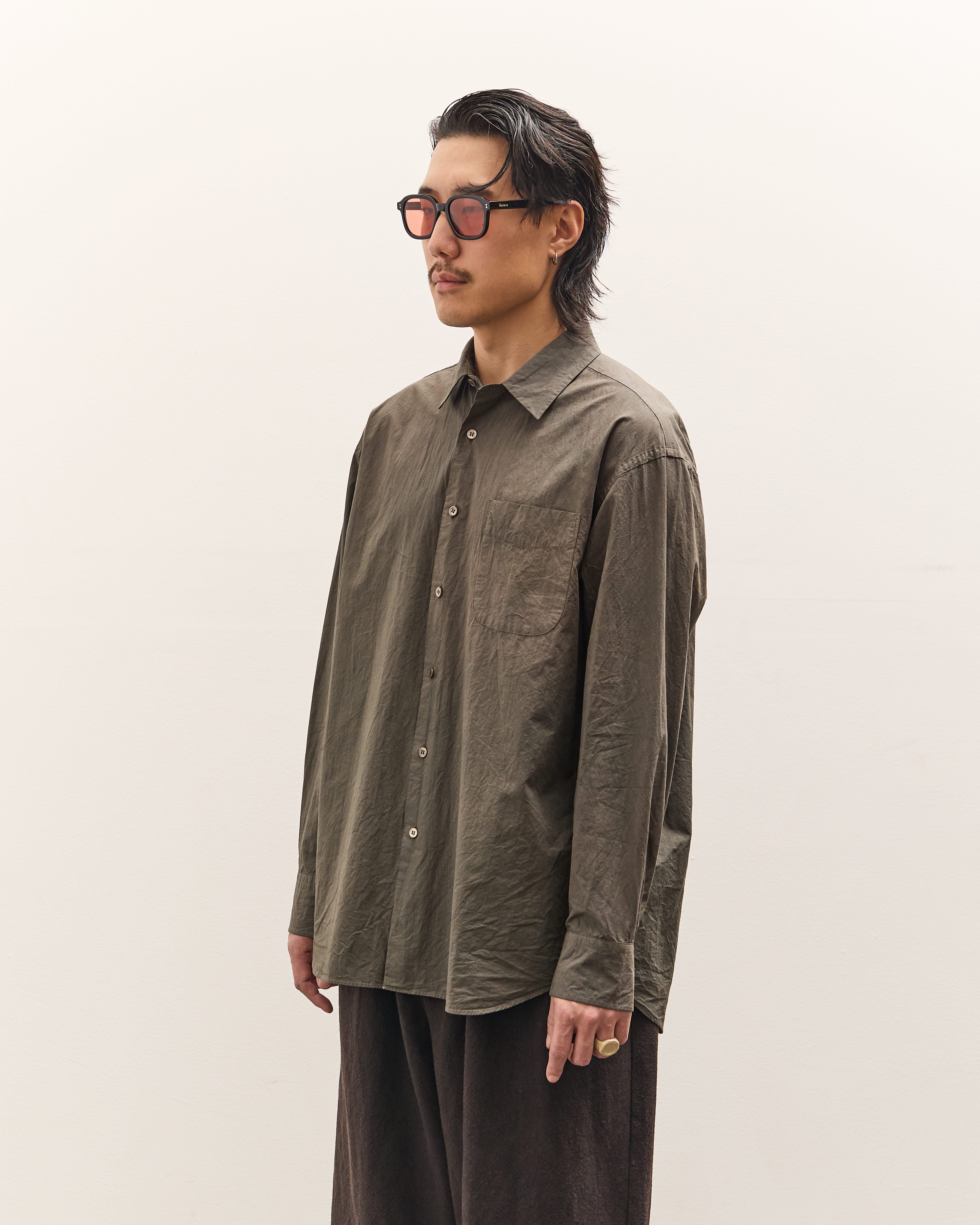 Yoko Sakamoto Regular Collar Shirt, Zakuro – Glasswing