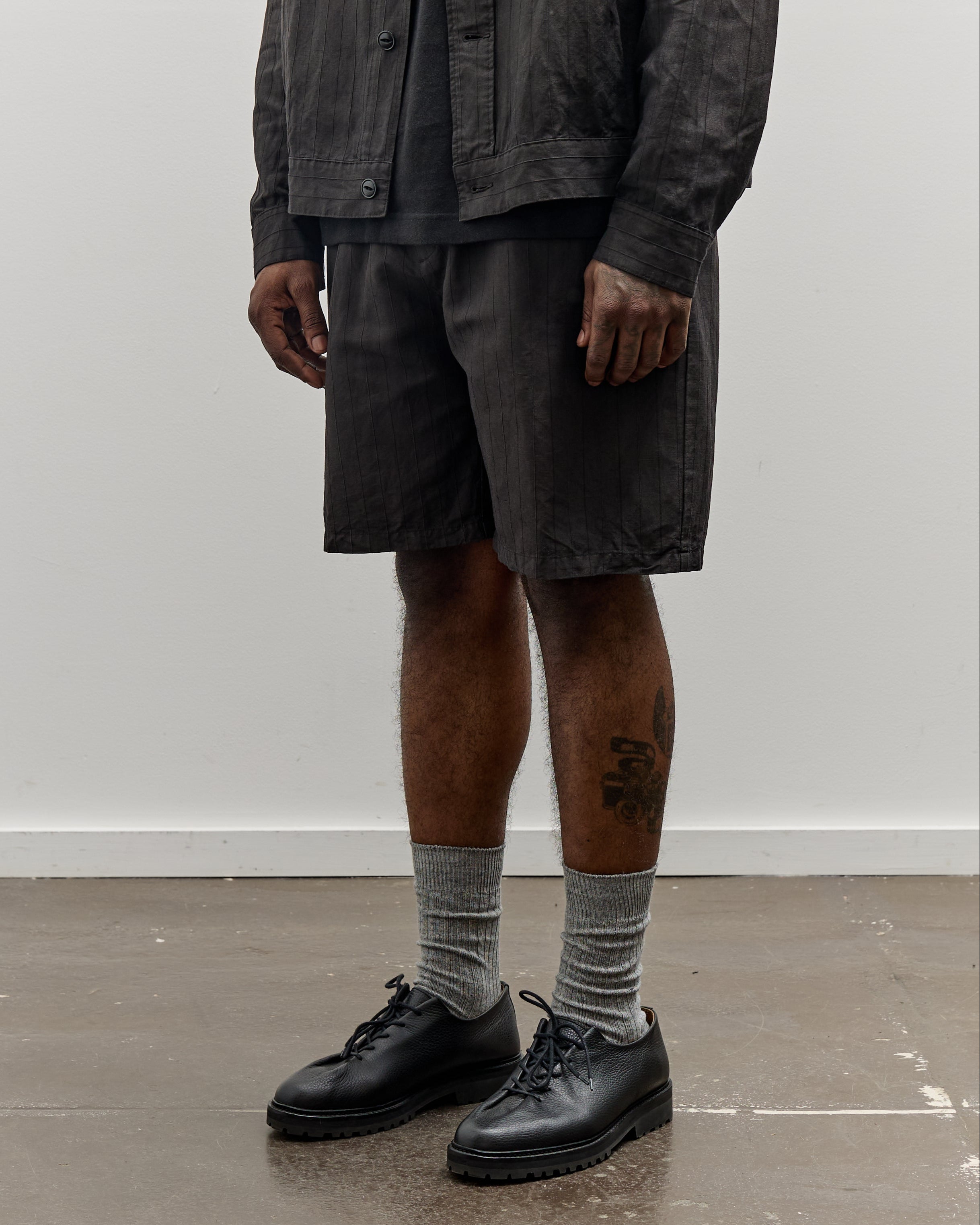 S*a様 YOKO SAKAMOTO leather easy shorts Yoko Sakamoto Easy Shorts, Sumi – Glasswing