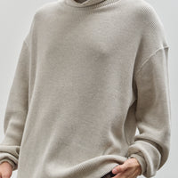 Yoko Sakamoto Thermal LS High Neck, Oatmeal