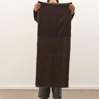 Yoko Sakamoto Wool Long Scarf, Brown