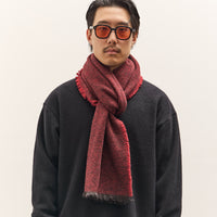 Yoko Sakamoto Wool Long Scarf, Red