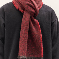 Yoko Sakamoto Wool Long Scarf, Red