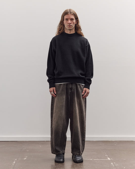 Crew Neck Knit, Black