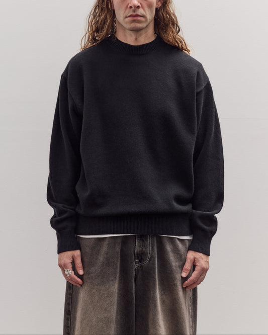 Crew Neck Knit, Black