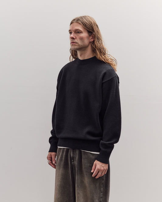 Crew Neck Knit, Black