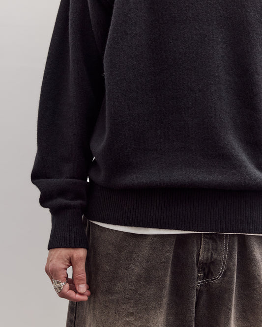 Crew Neck Knit, Black