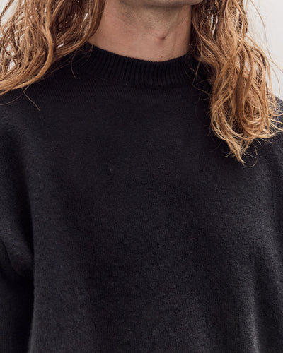 Crew Neck Knit, Black