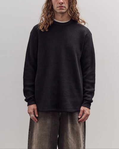 Crew Neck Pullover, Black