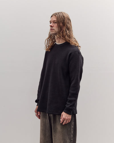 Crew Neck Pullover, Black