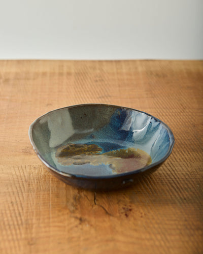 Yuriko Bullock Bowl #1, Indigo