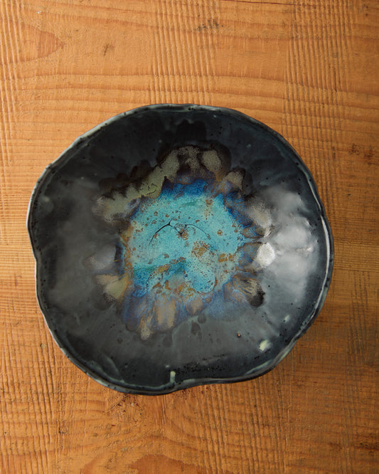 Yuriko Bullock Bowl #4, Turquoise