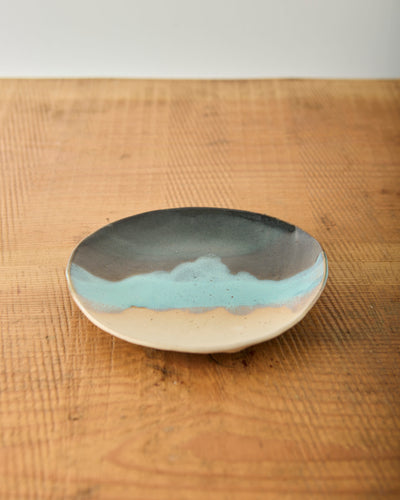 Yuriko Bullock Plate #23, Seafoam