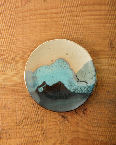 Yuriko Bullock Plate #24, Seafoam