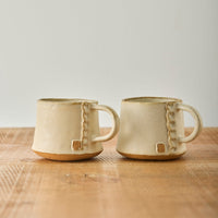 Yuriko Bullock Seamed Mug, Kinari