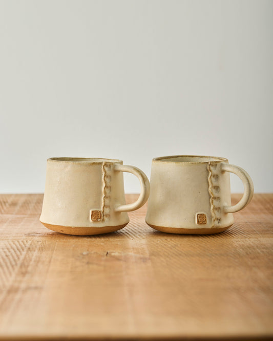 Yuriko Bullock Seamed Mug, Kinari