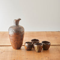 Yuriko Bullock Wood-Fired Sake Pitcher Set