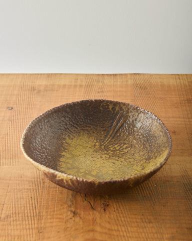 Yuriko Bullock Wood-Fired Floral Bowl